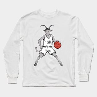 Faun Playing Basketball Long Sleeve T-Shirt